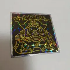 ビックリマン ワンピース ワンピースマン シール ゴール・D・ロジャー 黒×金