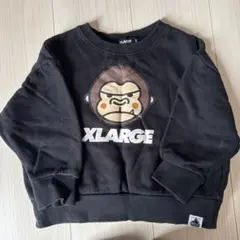 XLARGE ゴリラプリント ブラック トレーナー S