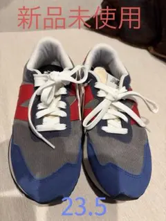New Balance 237 スニーカー グレー/ネイビー/レッド