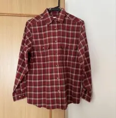 【超美品】Fox Fire 赤チェック柄長袖シャツ Mのサムネイル