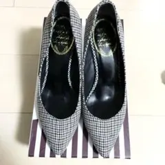 Rouge vif パンプス チェック 36 美品のサムネイル