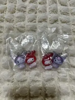 サンリオキャラクターズ なかよしドロップチャーム　マイメロ　クロミ