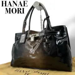 【良品】HANAE MORI ハナエモリ トートバッグ エナメル 5091のサムネイル