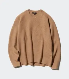 スフレヤーン　クルーネック　セーター