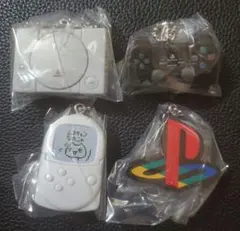 PlayStation　ミニチュアチャーム付きビスケット　チャーム　4点セット