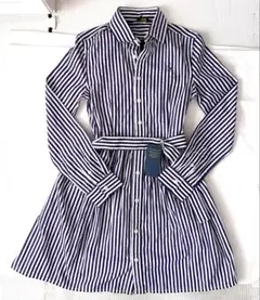 【新品タグ付】★POLO RALPH LAUREN ★長袖シャツワンピ★140