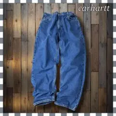 カーハート フランネルライナーストレートデニムパンツ ジーンズ W40