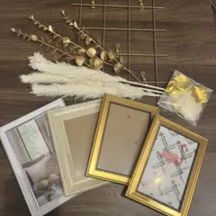 ウェルカムスペース　フォトフレーム　飾りセット