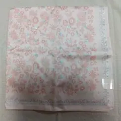 ジルスチュアート ハンカチ 花 淡いオレンジ系