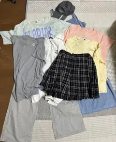 ピンクラテ　ラブトキ　160サイズ　ワンピース、Ｔシャツ、パンツ、キャップ