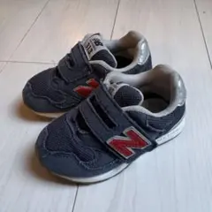 New Balance 373 ネイビー/レッド ベルクロスニーカー　14