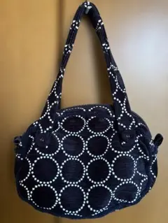ミナペルホネン　ドット　ハンドバッグ タンバリン