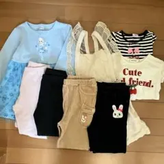 ミキハウスパンツなど　ブランドいろいろ8着セット