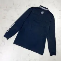 ✨美品✨マスターバニー モックネックシャツ　ネイビー　メンズ　サイズ5 L ✨美品✨マスターバニー モックネックシャツ ネイビー メンズ サイズ6