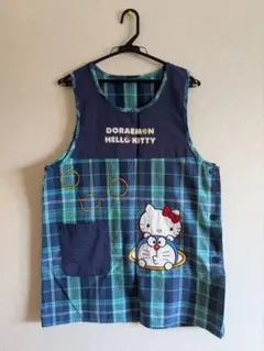 ドラえもん ハローキティ エプロン M~L