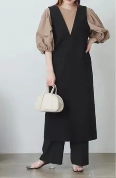 アーバンリサーチ　Ｖ　 ジャンパースカート