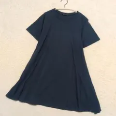 ミズイロインド Aラインフレアカットソー 日本製 希少色