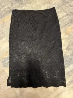 レース タイトスカート 黒