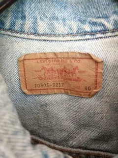 Levi's デニムジャケット 70505-0217 サイズ40