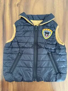 ダブルビー　リバーシブルダウンベスト80