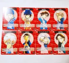 *名探偵コナン　TCG 　拡張パック　パートナーカード　赤　8点*