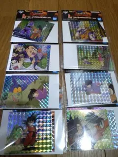 ドラゴンボール 一番くじ フレークプリズムステッカー 8種 コンプセット