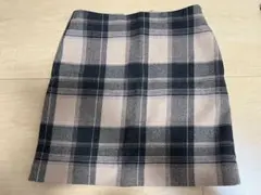 【ユニクロ】チェック柄　ミニスカート