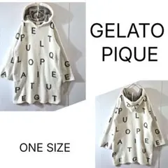 GELATO PIQUE パウダーロゴ ジャガードドレス SIZE F