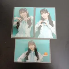 乃木坂46 一ノ瀬美空 ネーブルオレンジ ミニ生写真 表題 3種コンプ