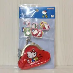 【正規品】ポップデコパーティー プチパース付きフレークシール キティ