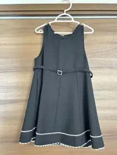 110cm 黒 ノースリーブドレス