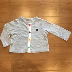 【ミキハウス　ダブルB】カラフルボタンカーディガン