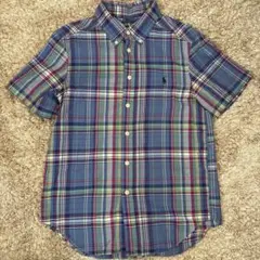 Ralph Lauren キッズ 半袖チェックシャツ 150cm ☆