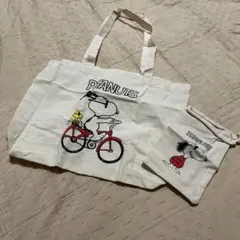 スヌーピー トートバッグ アイボリー