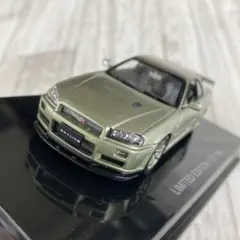オートアート　日産スカイラインGT-R R34 V-specⅡ Nul 1/43のサムネイル
