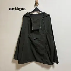 美品 完売品 antiqua 大人カジュアルきまる！変形デザインブルゾン