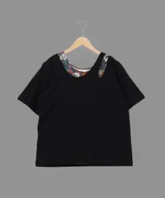 ＊新品タグ付 スカラー　161664：2柄展開タンクトップ付きTシャツセットのサムネイル
