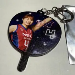 川崎レッドロケッツ　￼うちわ型アクリルキーホルダー　廣田あい選手