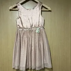 キッズドレス　ラメチュールドレス　120cm