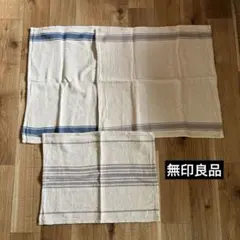 無印良品　インド綿太番手　マルチクロス2枚　ランチョンマット1枚のサムネイル