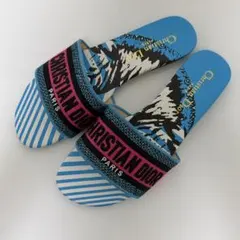 CHRISTIAN DIOR DWAY ディオール ロゴ刺繍 サンダルのサムネイル