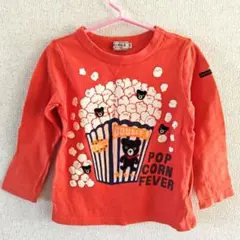 ミキハウス DOUBLE.B ポップコーン柄 Tシャツ 110