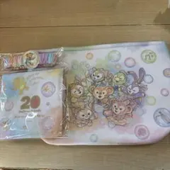 【大特価】ダッフィーフレンズ スーベニアランチバッグ20周年記念4点セット