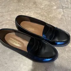 HARVARブラックローファー　23.5㌢