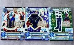 アイカツカード　ロリゴシック　ブロックチェックコーデ　藤堂ユリカ　3枚セット