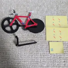 ミニチュア自転車 赤 ロードバイク