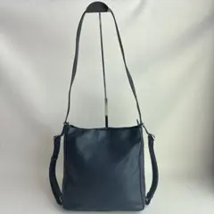 美品　マザーハウス　ショルダーバッグ　リュック　2way yozoraネイビーのサムネイル