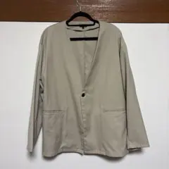 LÄKOLE ベージュ カーディガン Lサイズ