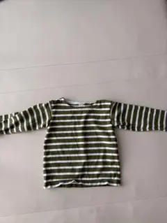 Petit Bateau 長袖カットソー 95cm ストライプ