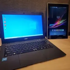格安！　ノートパソコン　タブレット　薄型　軽量　2台セット　簡易作業にでも！